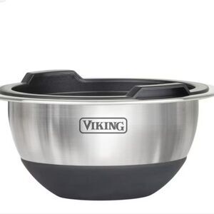 Viking Stainless Steel 5-PC Mixing Bowl & Colander Set